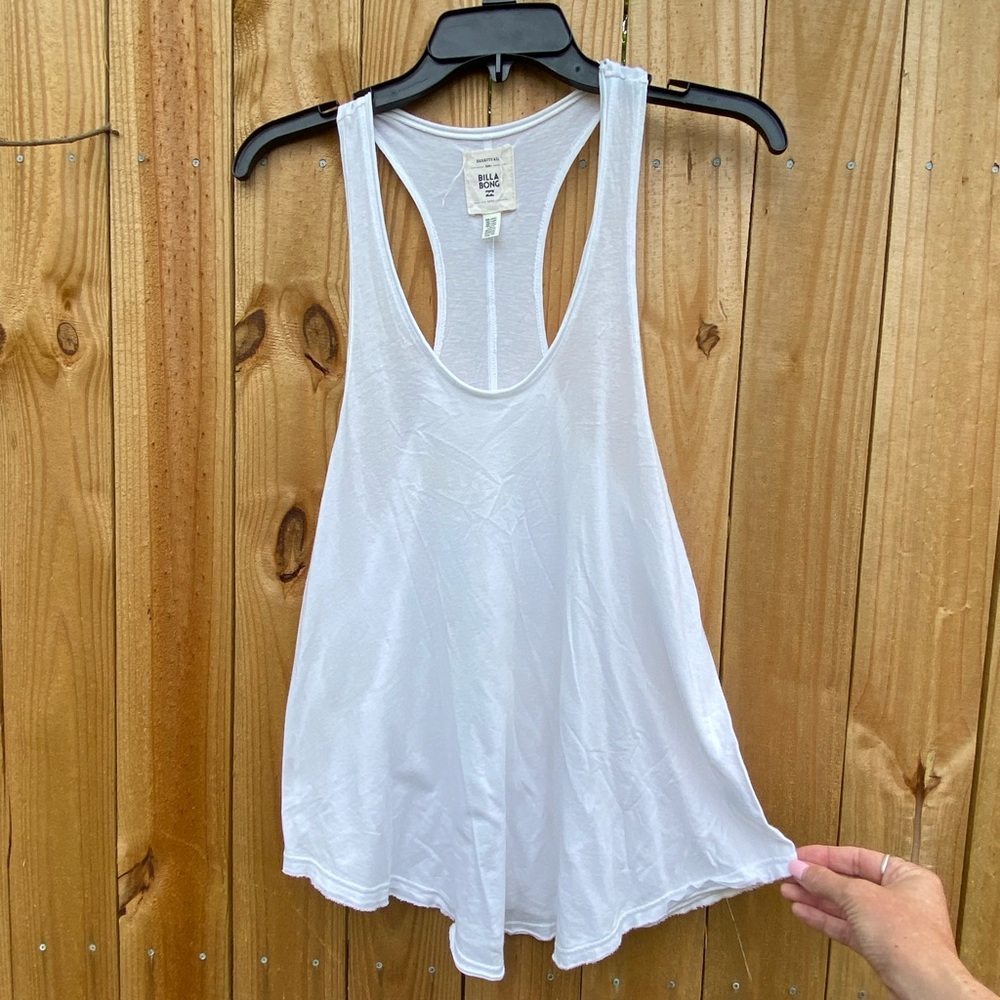 Billabong white tank top
